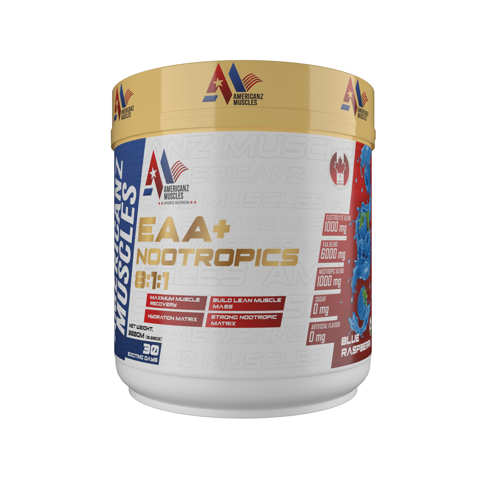 EAA+ Nootropics 8:1:1 – Blue Raspberry