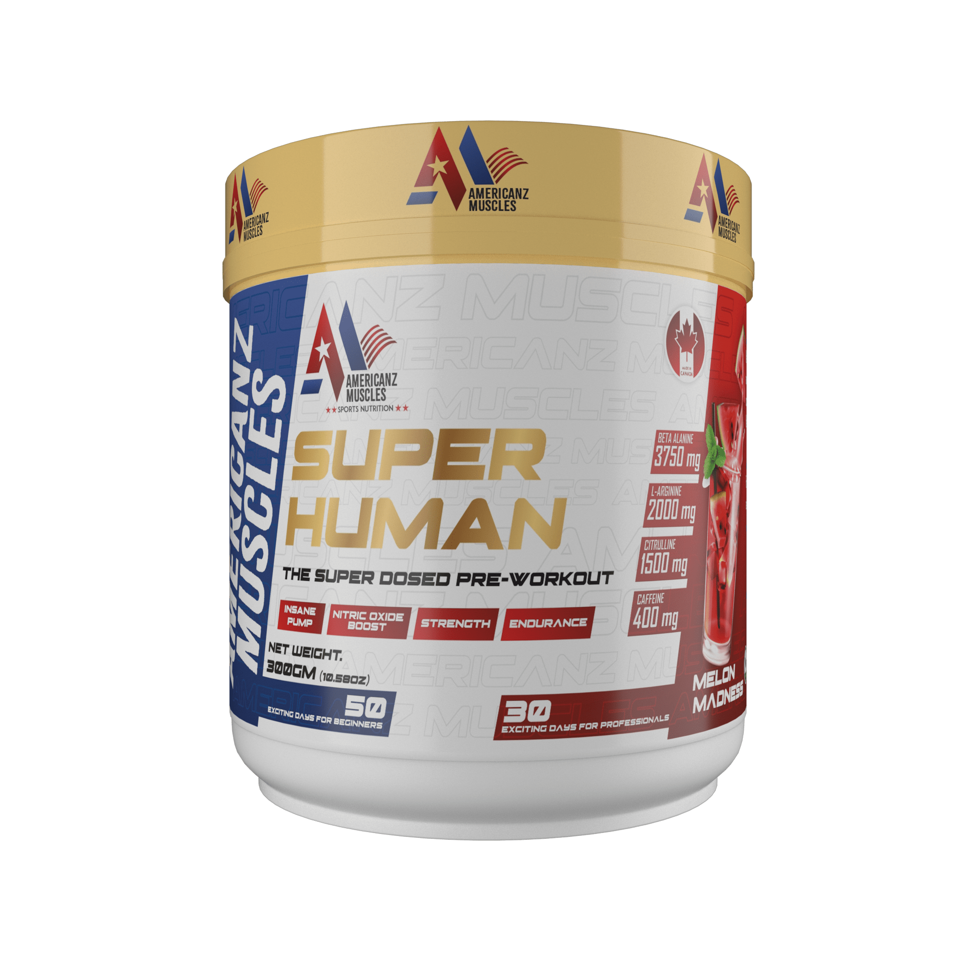 Super Human Pre-Workout – Melon Madness