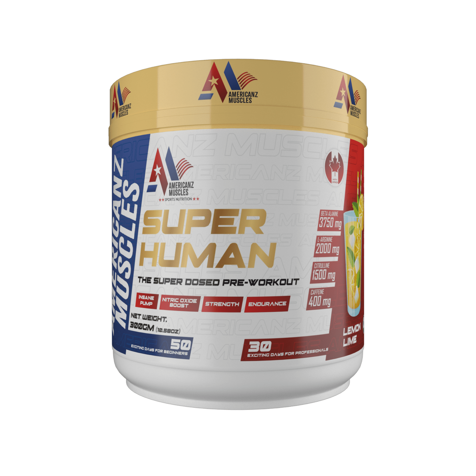 Super Human Pre-Workout – Lemon Lime