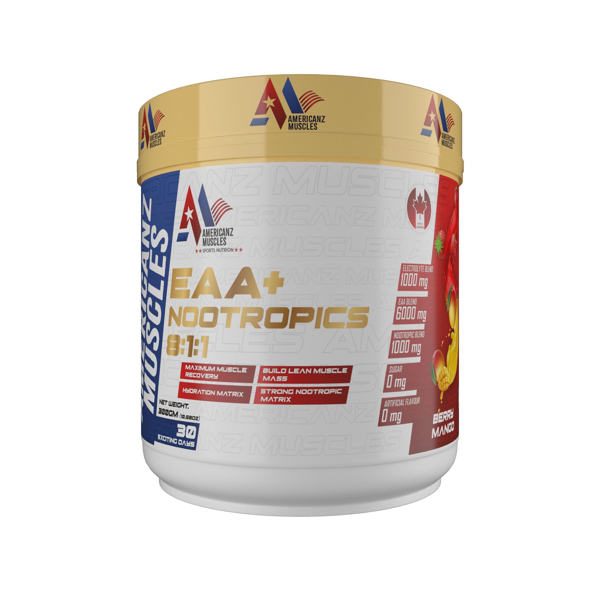 EAA+ Nootropics 8:1:1 – Berry Mango