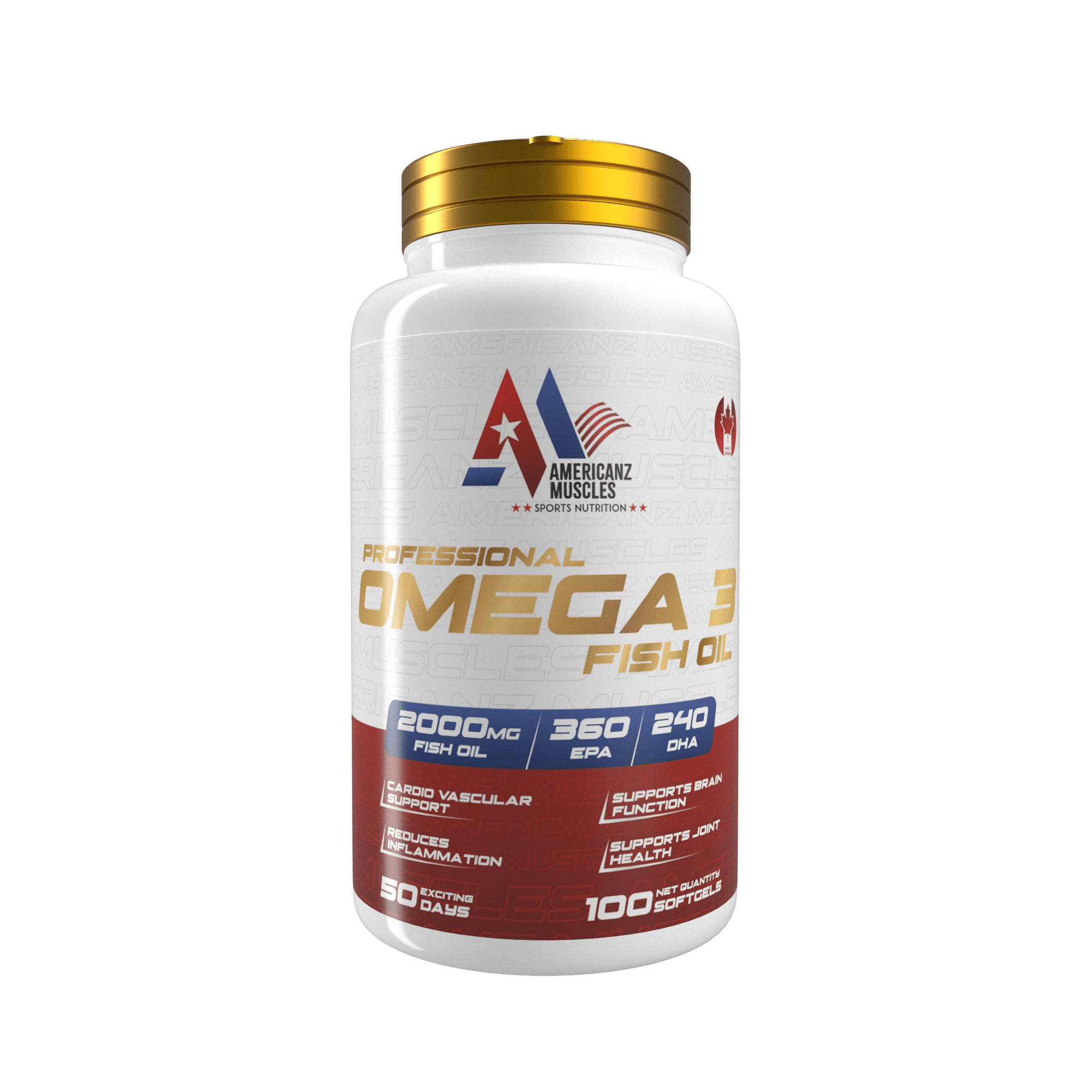 Professional Omega 3 Fish Oil 100 Softgels